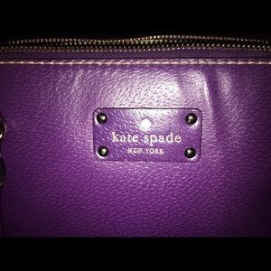 Kate Spade purple Leather Hobo